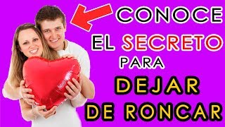 Como Dejar De Roncar - Hay Una Forma Facil Y Natural De DEJAR DE RONCAR Y CASI NADIE LA CONOCE