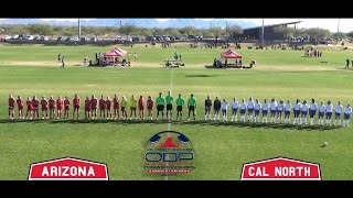 2017 ODP Region IV Championships - Jan 6 - Arizona vs Cal North