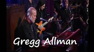 Gregg Allman  - Just Another Rider  1-13-11 Letterman