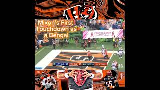 Mixon’s First VS Last Touchdown as a Bengal #bengals #nfl #nflfootball