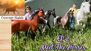 Courage Stable: Meet the Horses (EP 2) #breyerhorses #equestrianlife #miniseries #godcan