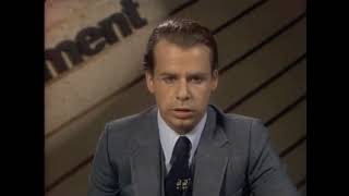 SCTV..Rick Moranis as David Brinkley talking hash.