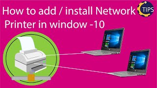 add network printer - how to install & configure printer || network printer