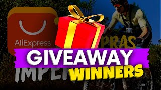 Vencedores do GIVEAWAY do vídeo "7 Dicas no AliExpress Imperdíveis para BTT"