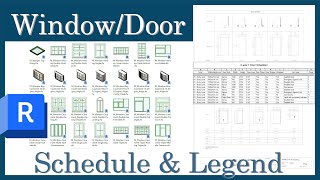 Window & Door schedule in Revit