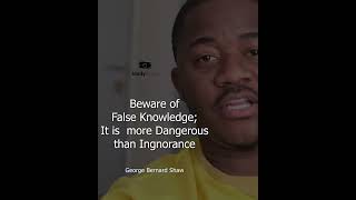 Be Aware of False Knowledge | Motivational | Epigraph S1