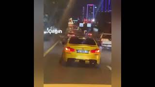 BMW M5 F10 egzos patlaması | Türkiye, İstanbul