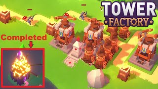 Completing Tower Factory Demo - Tower Defence meets Factory Builder Genius!!!!