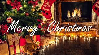 Christmas Carols Playlist 2021 🎄 3 Hours Of Christmas Music with a Fireplace 🎄 Merry Christmas Songs