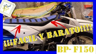 Como Fabricar un ASIENTO para Moto **con Fibra de Vidrio**  ||Capitulo 9 bp-f150