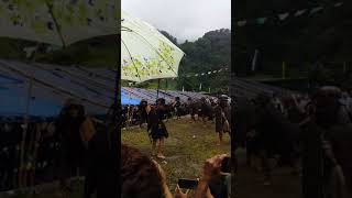 The Tapu(An adi war dance) perform at the Amrut ka mahostav at Sijon