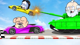 ¡NADIE se SALVA del SUPER TANQUE en GTA 5! 🚗💥😂EPICO CARA vs CARA con PANCRACIO y PERMON