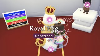 Cracked Royal Egg In Adopt Me (#Shorts)