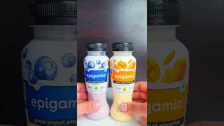 Epigamia Smoothies #shorts #epigamia #smoothie #mango #blueberry #smoothies #unwrapping #tasty #yumm