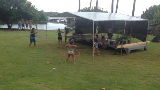 Honu'apo, HI, Hula Hoop Fun, 1Nov2014