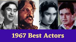 1967 Best Actors #filmfareawards