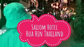 Sailom Hotel Hua Hin Thailand at night time ♥️