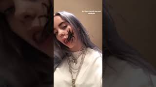 Spider in Billie Eilish mouth | #BillieEilish