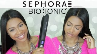 HOW TO GET BONE STRAIGHT HAIR | VIBRATING FLAT IRON