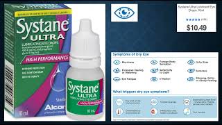 Systane lubricant, 3D, dry eye syndrome, OTC, Roze pharm