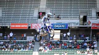 X Games 15: Nate Adams practicing FMX