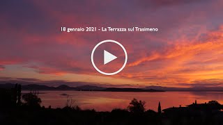 Lago Trasimeno -I Tramonti del 17 e18 gennaio 2021