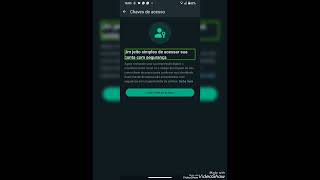 como configurar uma chav de acesso no seu whatsapp
