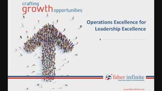 Webinar   Operations Excellence for Leadership Excellence