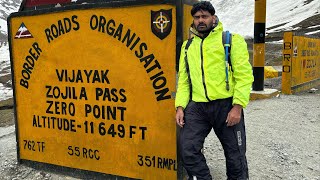 Day5 of Hyderabad to Ladakh | Srinagar to Kargil | Zojila Pass 11649ft | Kargil War Memorial |