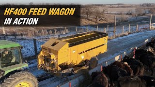 See the Vermeer HF400 feed wagon in action