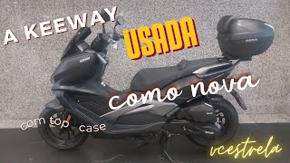 KEEWAY VIESTE 125 C/ TOP CASE E POUCOS KMS