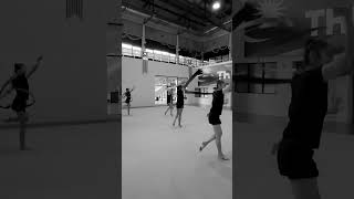 Ribbon dance steps #shorts #sports #rg #ad #rhythmicgymnastics