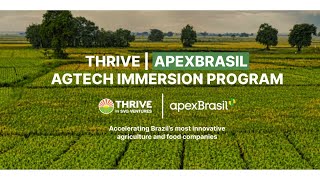 APEXBrazil AgTech Immersion Program info webinar