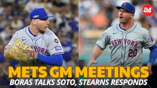 "Mets GM Meetings: Boras Talks Soto, Alonso, Stearns Responds | ICYMI"