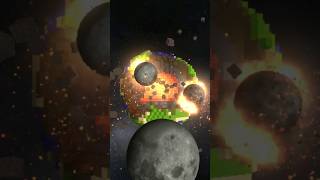 Block Planet collision in solar smash #solarsmash #shorts #youtube #block