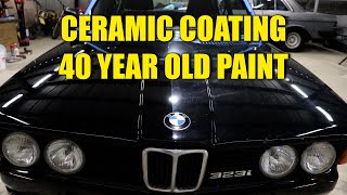 Can you apply Ceramic Coating on 40 year old single stage Paint? BMW E21