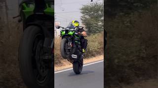 Kawasaki Ninja zx10r wheelie #superbike #zx10r #kawasaki #ninja