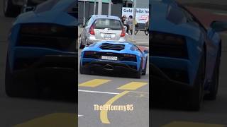 Lamborghini Aventador S - Great V12 Sound Pops & Bangs #shorts #automobile #rich #youtubeshorts