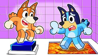 BLUEY Y BINGO en TEAMWORK PUZZLES en ROBLOX!🤣LAS AVENTURAS DE BLUEY Y BINGO en ROBLOX