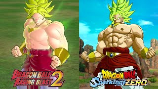 Dragon Ball Sparking Zero vs Raging Blast 2 Character Comparison (4K 60FPS)