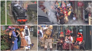 Steampunk and steam trains 🌞 A Sunny Sunday in Haworth