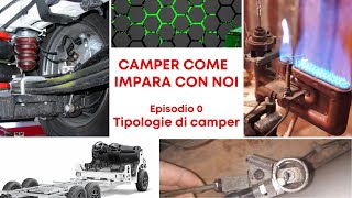 CAMPER COME: le diverse tipologie di camper | ep.0