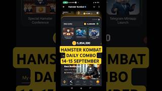 HAMSTER KOMBAT DAILY COMBO 14 SEPTEMBER