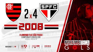 Flamengo 2x4 São Paulo - Brasileiro 2008 - Rodada 06 - 14/06/2008