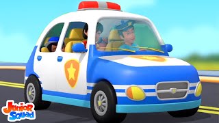 Wheel On The Police Car, Three Little Kitten, हिंदी बालगीत + Hindi  Rhymes for Kids by Junior Squad