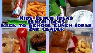 School Lunch Ideas  |Kids Lunch Ideas| Back to School Lunch Ideas| 2nd Grader Lunch Box