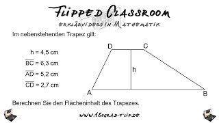 Satz von Pythagoras - Prüfungsstil - Allgemeines Trapez