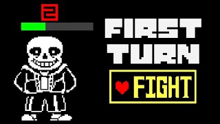 Can You Instakill Sans on the FIRST Turn? [ Undertale ]