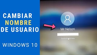 Como CAMBIAR NOMBRE De USUARIO | WINDOWS 10 | 2020