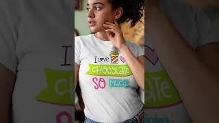 Tricou personalizat - I love Chocolate so Much - NaNaNa.ro